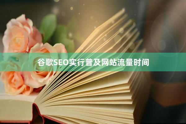 谷歌SEO实行普及网站流量时间